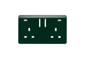 Dark Green Spare Plate Wiring Accessories Trendi Decorative Screwless